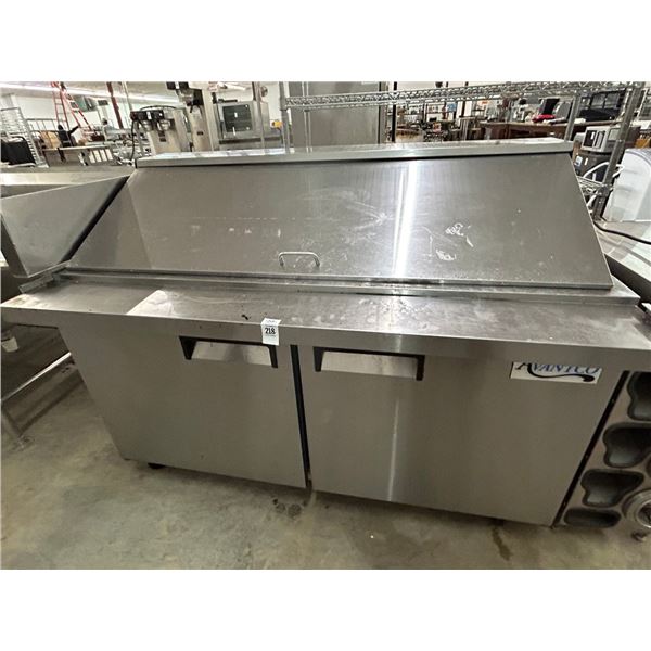 Avantco SS  5' Rolling Ref. Sandwich Prep Unit