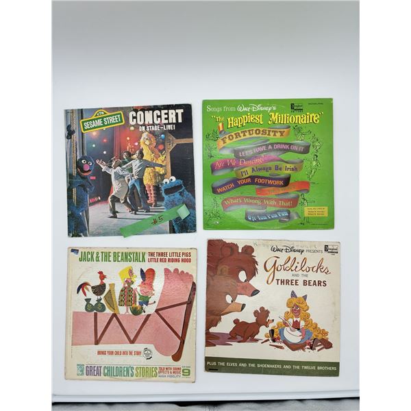 Children’s Vinyl Record Lot – Concert & Story Albums