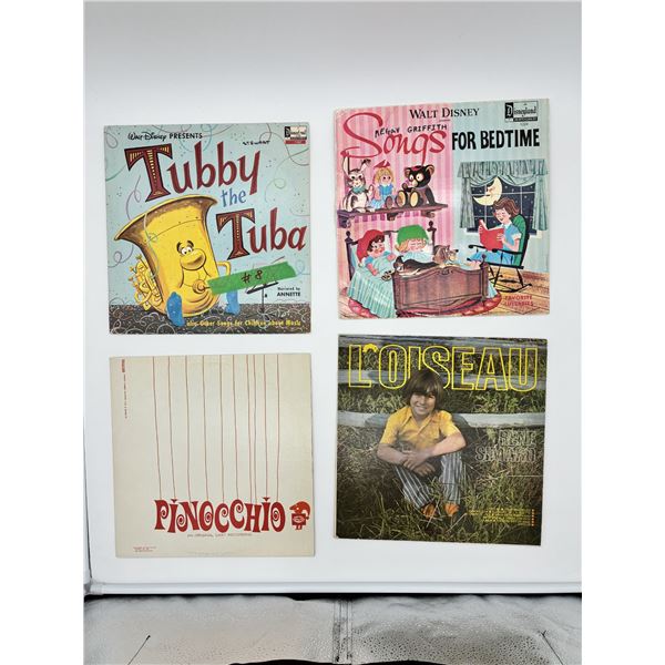 Children’s Vinyl Lot – Tubby the Tuba, Pinocchio & Story Classics