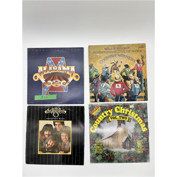 Country & Holiday Vinyl Lot – Mixed Artists Collection