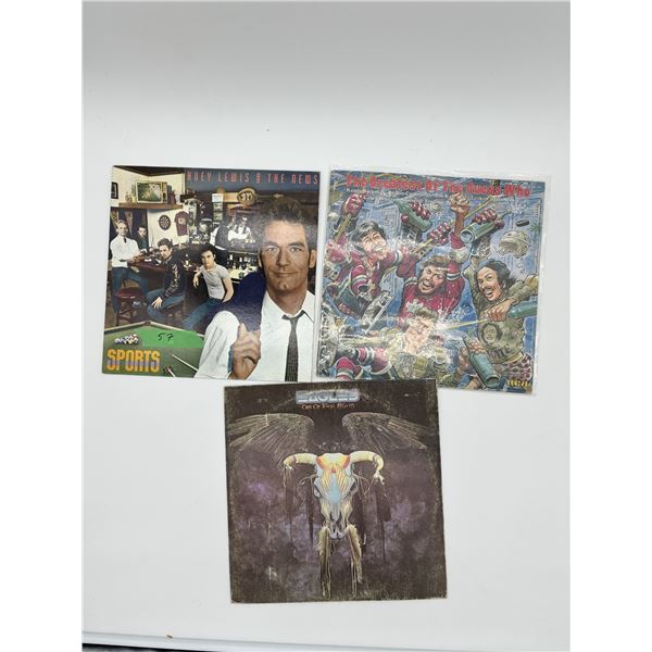 Rock Vinyl Lot – 3 Records (Mixed Artists)