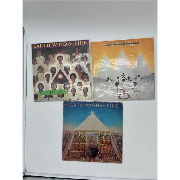 Earth, Wind & Fire Vinyl Lot – 3 Records