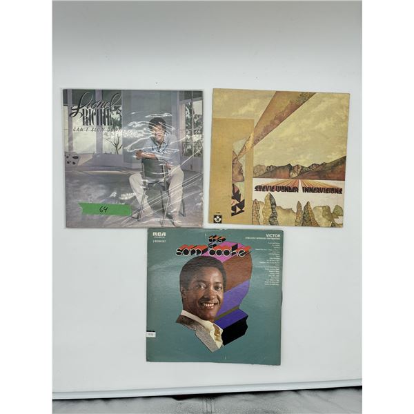 Vinyl Lot – 3 Records (Includes Stevie Wonder)