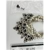 Image 2 : Pearl & Crystal Fashion Jewelry Set