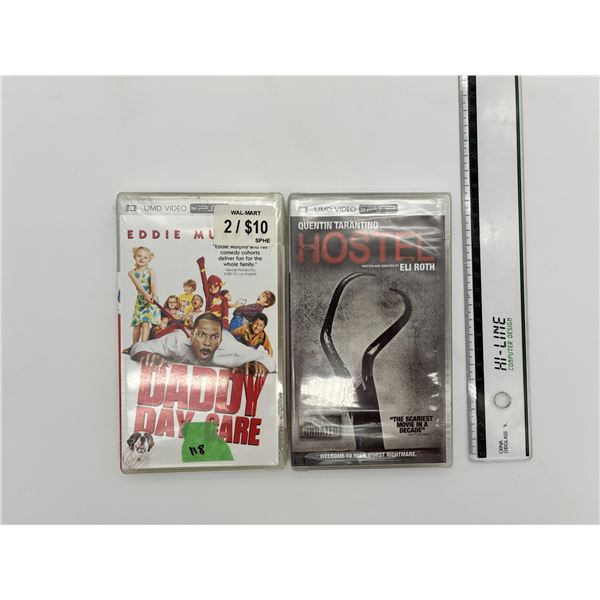 PSP Video Game Lot (2) – Hostel & Daddy Day Care 3 – New Sealed