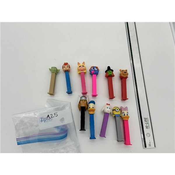 Vintage PEZ Dispenser Lot (11) – Assorted Characters