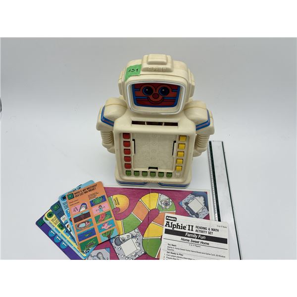 Playskool Alphie II Educational Robot – Complete w/ Cards – Vintage 1980s