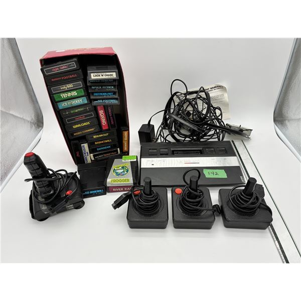 Atari 2600 Console Bundle – Controllers & 27 Games (Incl. Frogger)
