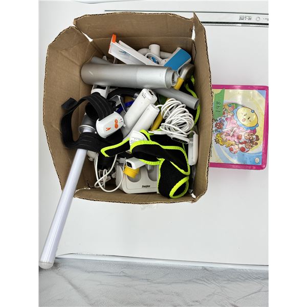 Nintendo Wii Accessory Lot – Controllers, Cables & Parts
