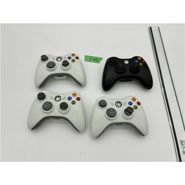Xbox 360 Controller Lot (4) – Parts or Repair