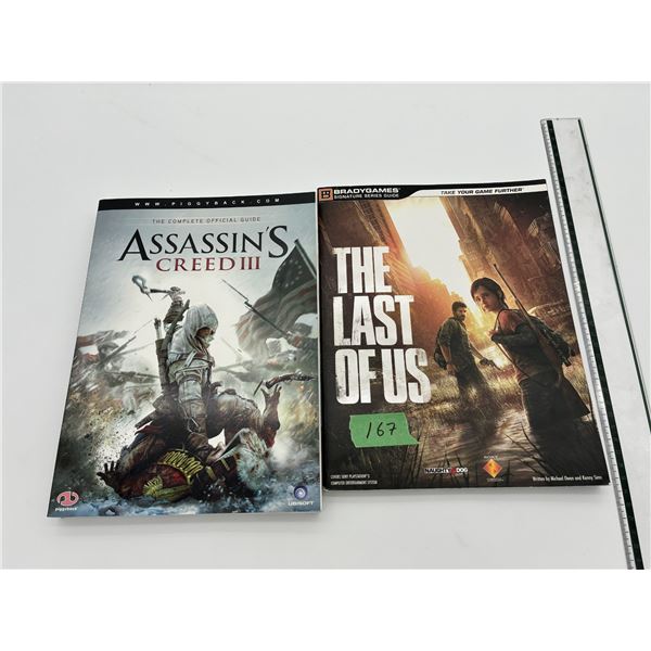 Gaming Guide Book Lot (2) – Last of Us & Assassin’s Creed III