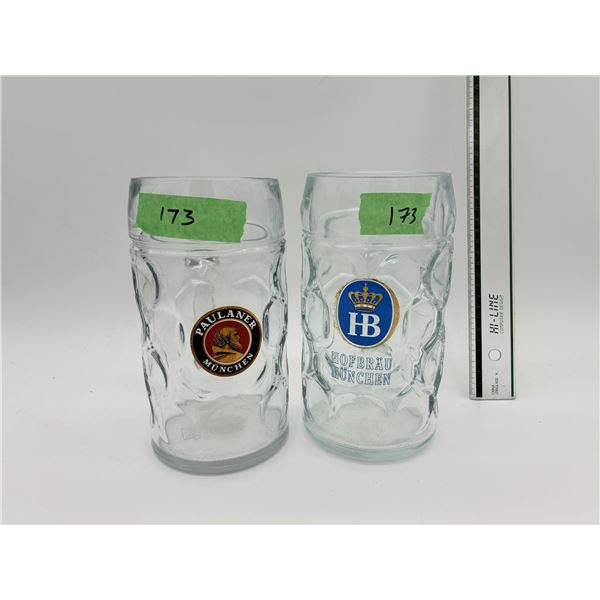 Beer Stein Lot (2) – Paulaner & Hofbrau