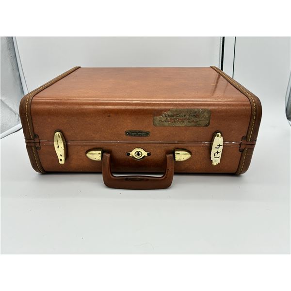 Vintage Samsonite Hard Suitcase – Made in Canada