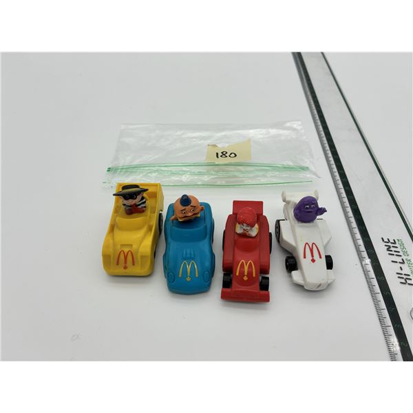 McDonald’s Toy Car Lot (4) – Vintage