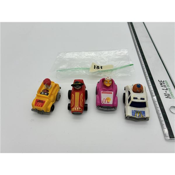 McDonald’s Toy Car Lot (4) – Vintage