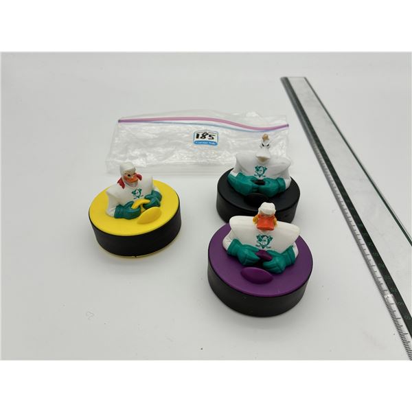 McDonald’s Mighty Ducks Toy Lot (3)