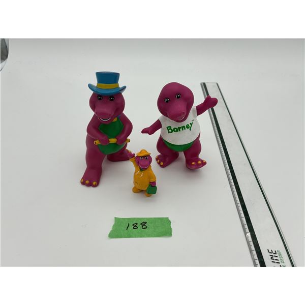 Barney & Friends Figure Lot (3) – 1990s