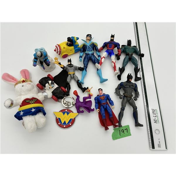 DC Comics Figure Lot (13) – Batman & Superman