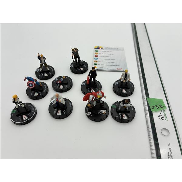 Heroclix Marvel Super Heroes Lot (10) – Cards Included