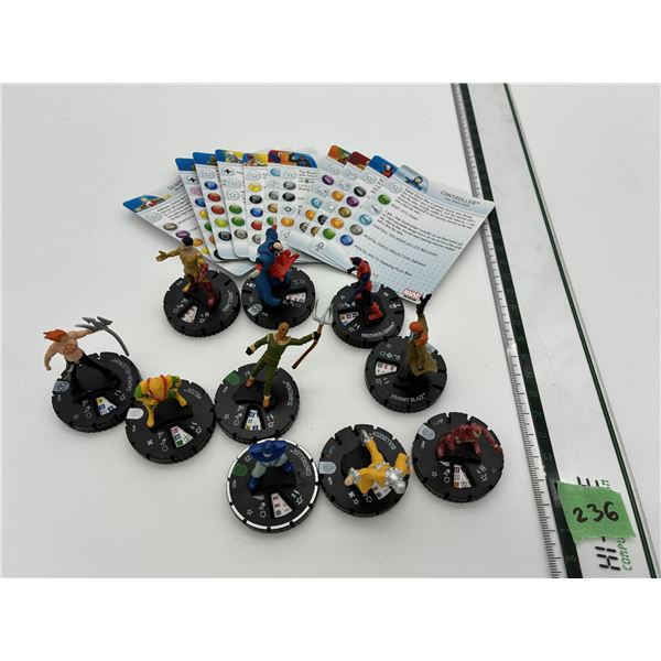 Heroclix Marvel Super Heroes Lot (10) – Cards Included