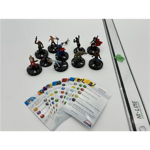 Heroclix Marvel Super Heroes Lot (10)