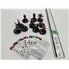 Image 1 : Lot of 10 Heroclix Marvel Super Heroes figures & Cards collectibles (Inc. Blade, Dracula, Warevolf, 