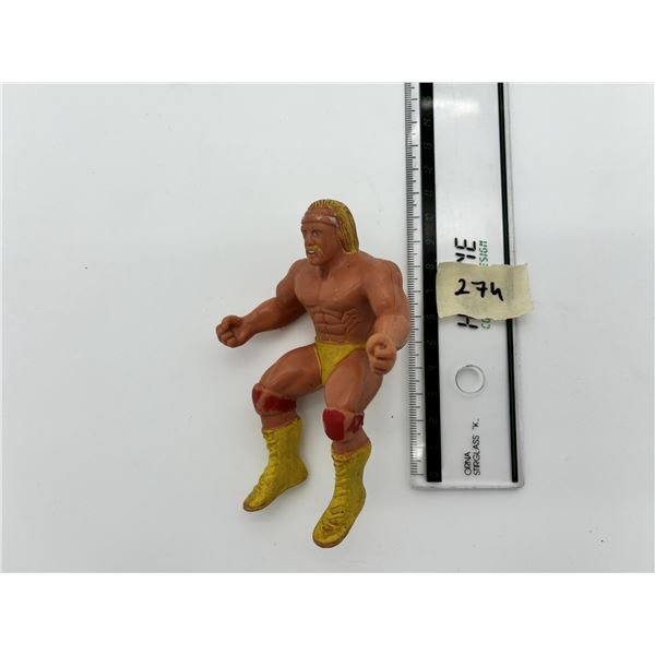 Vintage 1980s Hulk Hogan WWF LJN Titan Sport Thumb Wrestler 4 inch figure, collectible (1985)