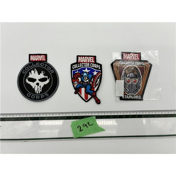 Lot of 3 iron on patches