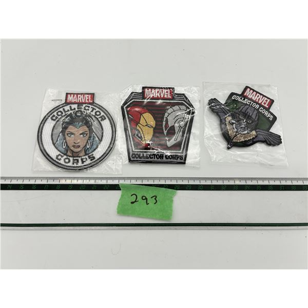 Lot of 3 iron on patches