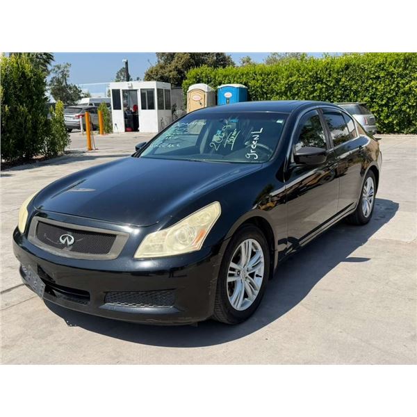 INFI G37 2009 SALV-CERT- DON