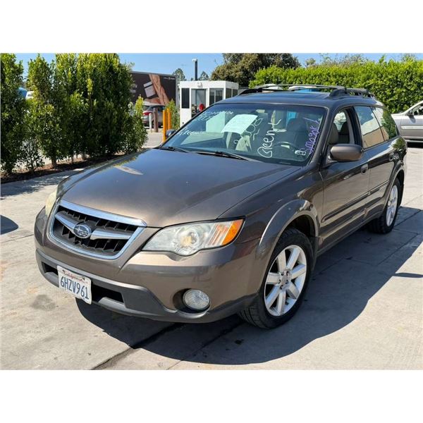 SUBA OUTBACK 2008 T-DON - SMOG