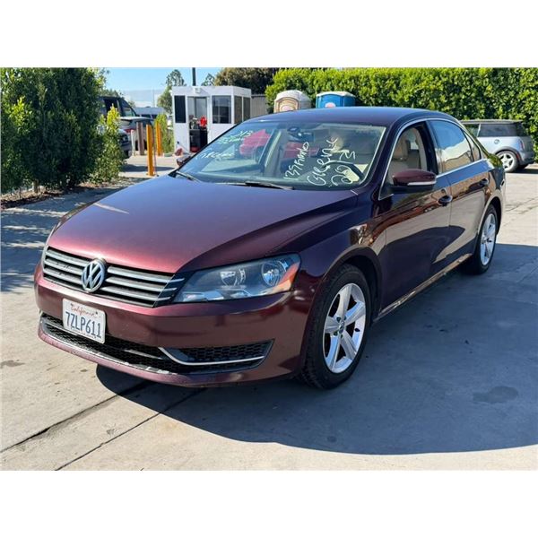 VOLK PASSAT 2013 T-REPO 2 DAYS