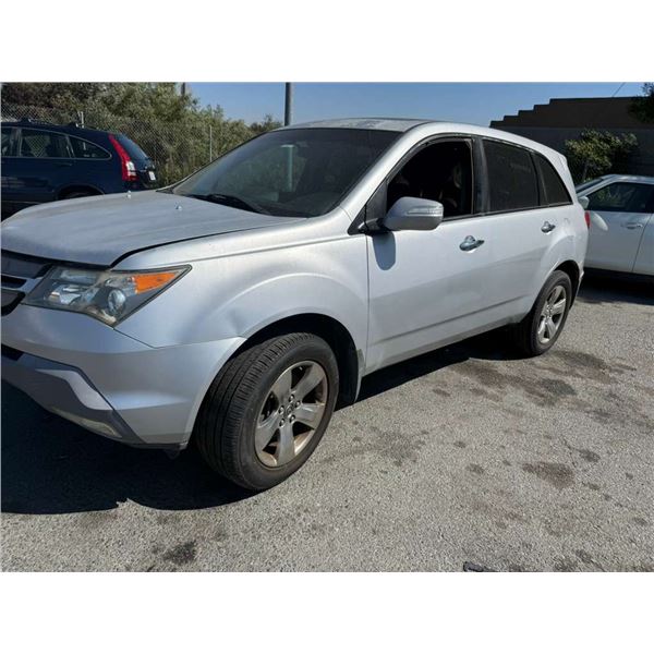 ACUR MDX 2007 APP/DUP-T-EXPORT ONLY-TMU