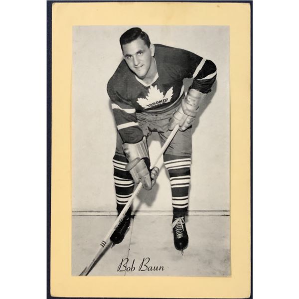1944-63 BEEHIVE NHL HOCKEY - BOB BAUN