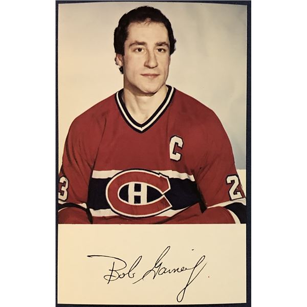 1981-82 MONTREAL CANADIENS POST CARDS - BOB GAINEY (HOF)