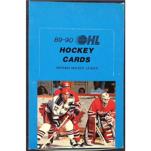 1989-90 7th INNING SKETCH ONTARIO HOCKEY LEAGUE WAX BOX