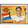 Image 1 : 1960 TOPPS GRAY BACKS FRANK HOWARD ROOKIE CARD