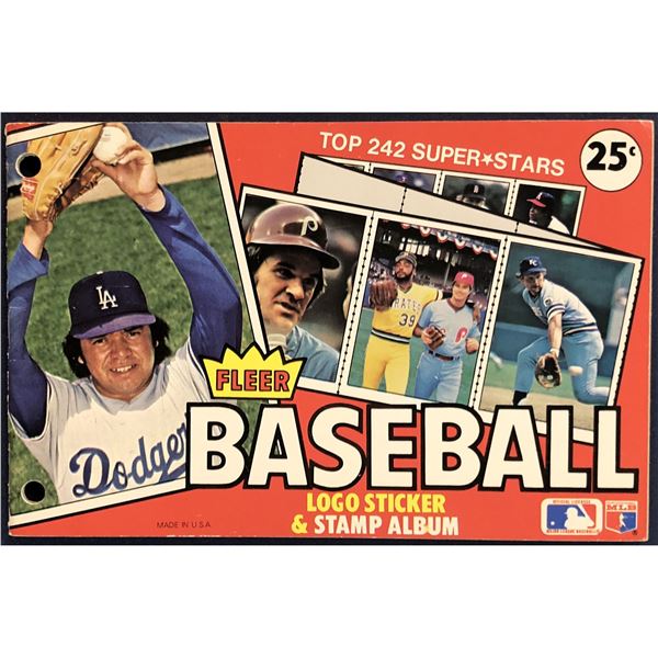 1982 FLEER BASEBALL STICKERS ALBUM