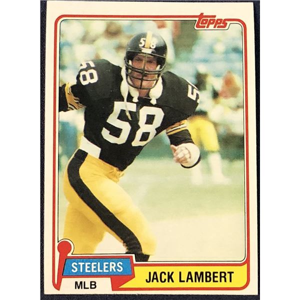 1981 TOPPS JACK LAMBERT (HOF)