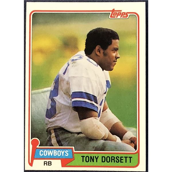 1981 TOPPS TONY DORSETT (HOF)
