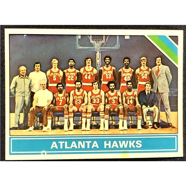 1975-76 TOPPS NBA ATLANTA HAWKS