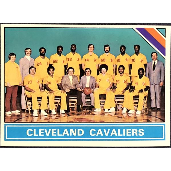 1975-76 TOPPS NBA CLEVELAND CAVALIERS