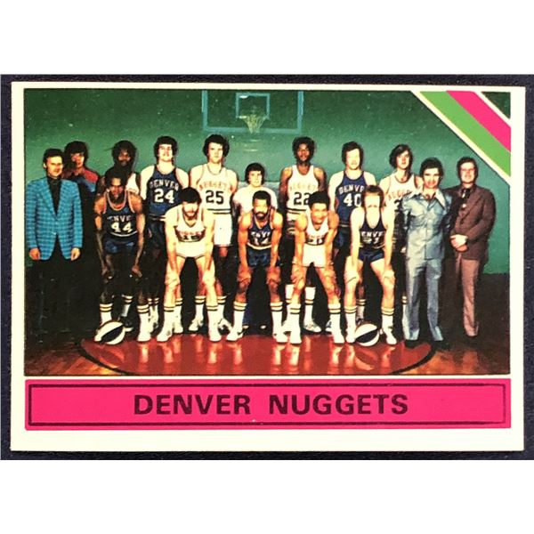 1975-76 TOPPS NBA DENVER NUGGETS