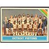 Image 1 : 1975-76 TOPPS NBA DETROIT PISTONS