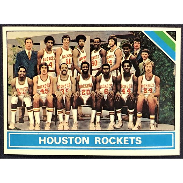 1975-76 TOPPS NBA HOUSTON ROCKETS