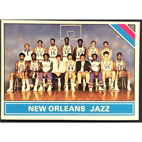 1975-76 TOPPS NBA NEW ORLEANS JAZZ