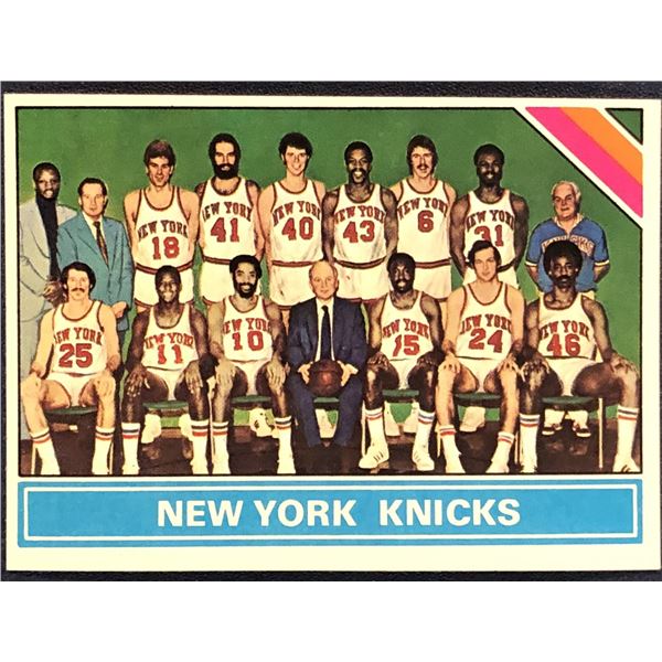 1975-76 TOPPS NBA NEW YORK KNICKS