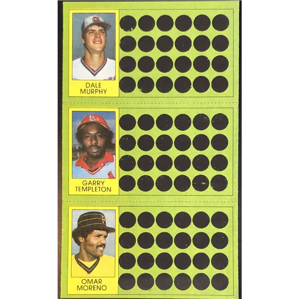 1981 TOPPS SCRATCH OFF - DALE MURPHY