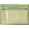 Image 2 : 1982 TOPPS BOBBY BONDS
