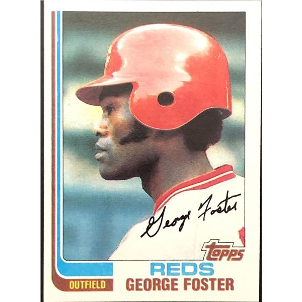 1982 TOPPS GEORGE FOSTER